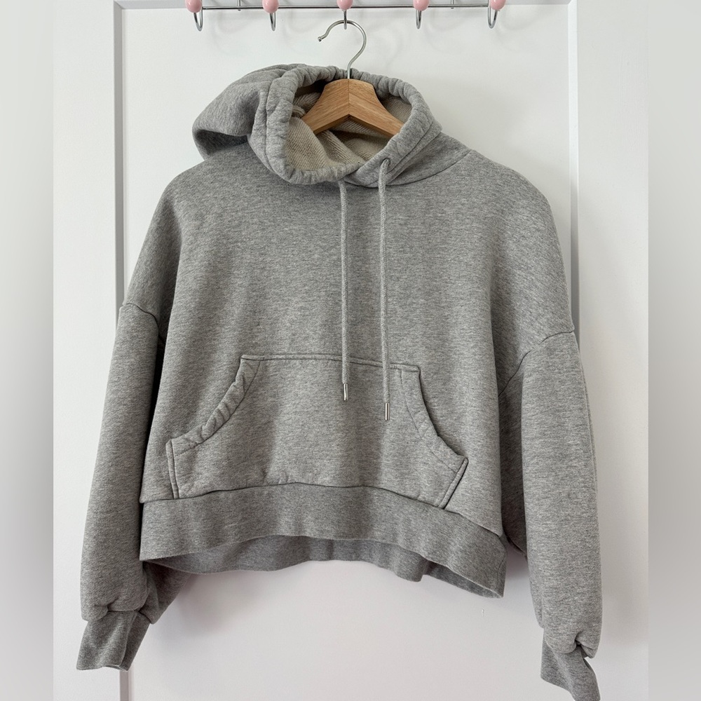 Boyfriend fit grey hoodie